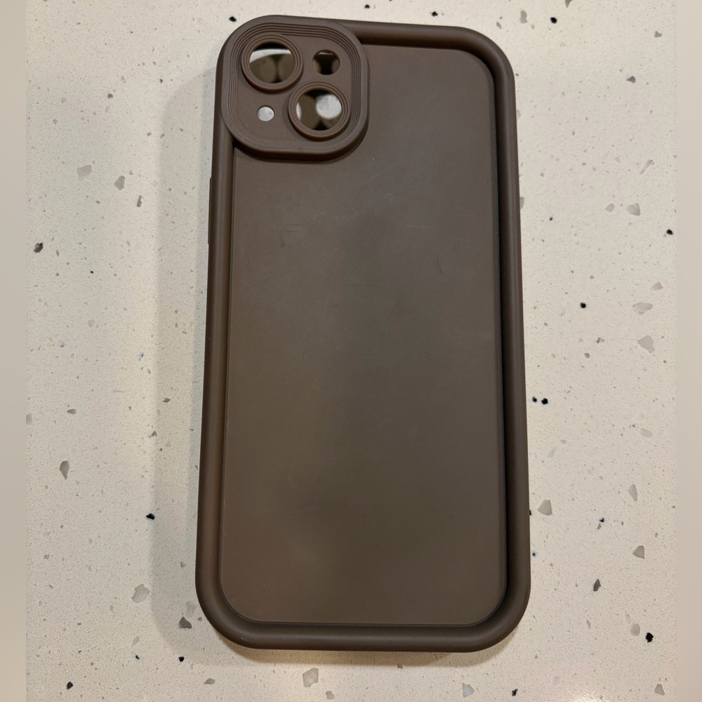 iPhone 15 plus Brown Phone Case